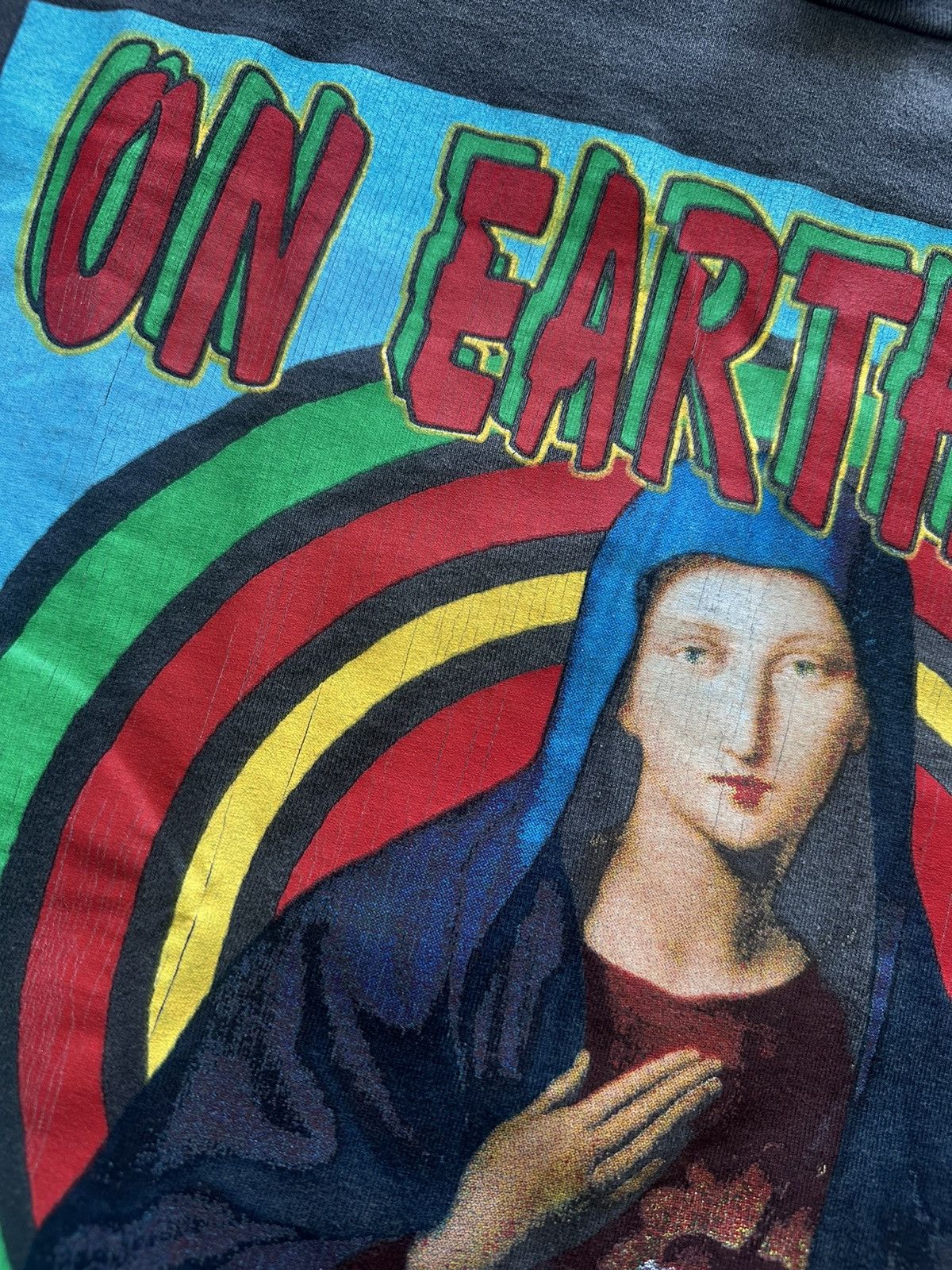 Saint Michael Saint Michael’s ON EARTH IT IS A WAR T Shirt Size US XL / EU 56 / 4 - 3 Thumbnail