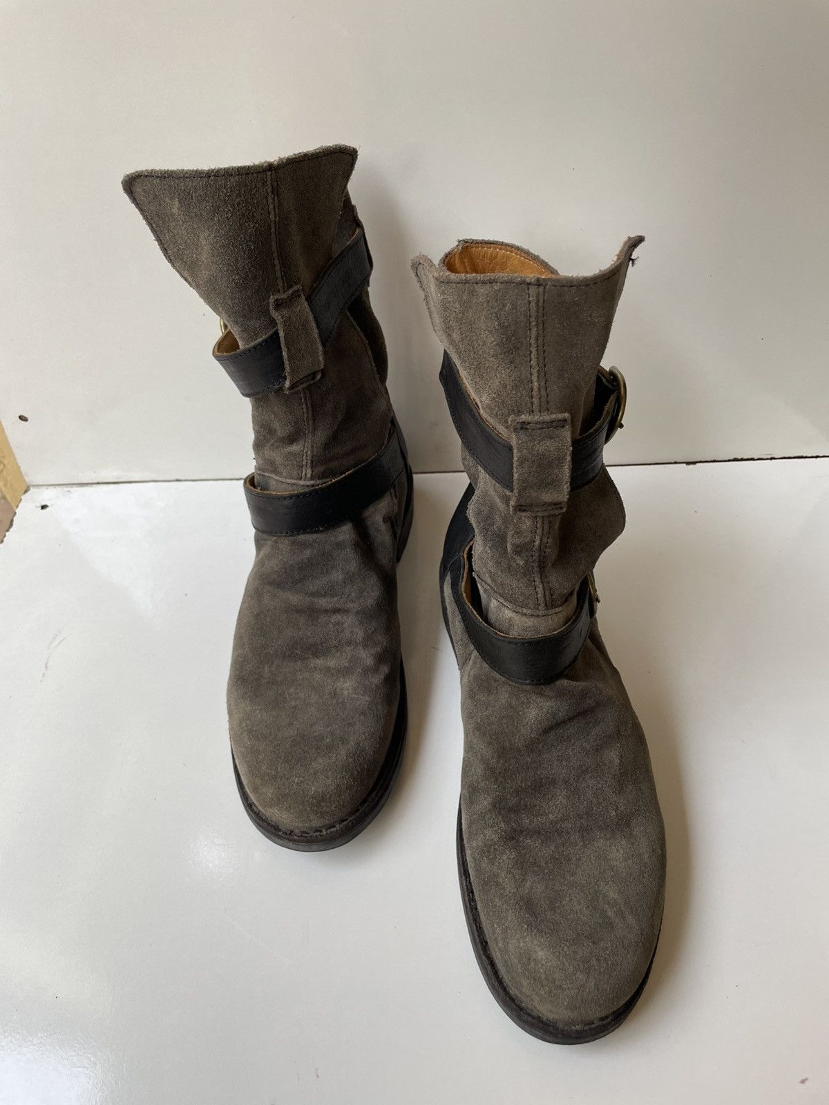 Fiorentini + Baker Fiorentini + Baker Eternity Gray Leather Women Boots EUR 36 Size US 6 / IT 36 - 13 Thumbnail