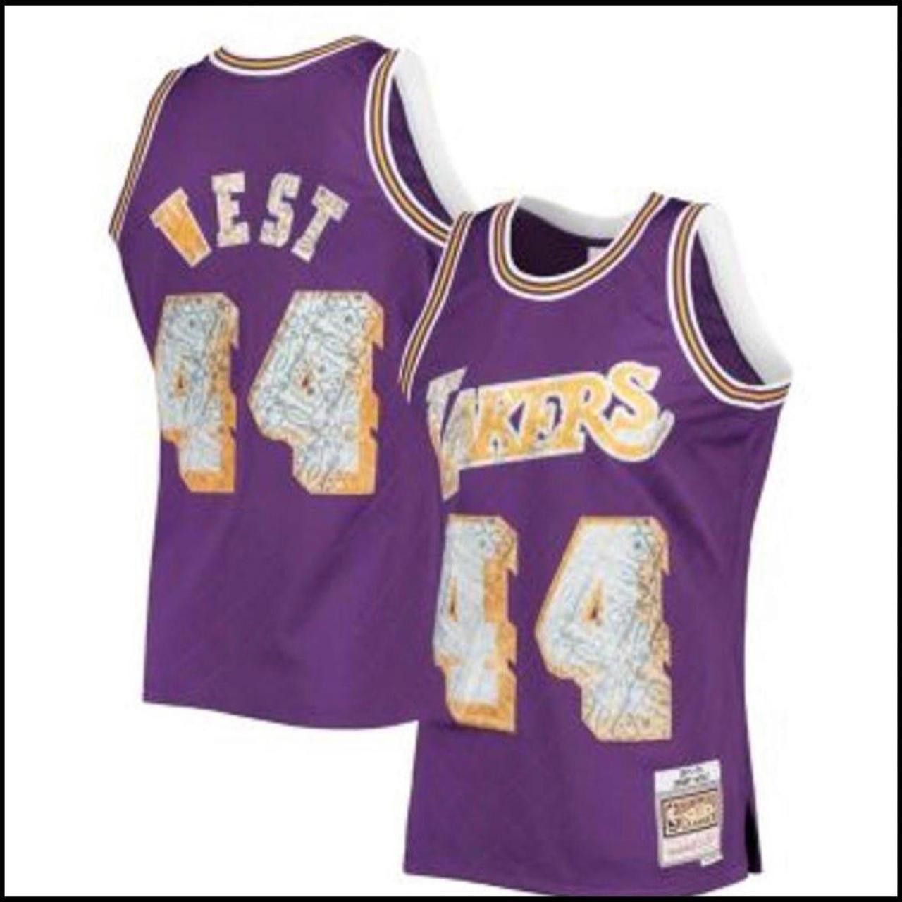 Mitchell & Ness Mens Jerry West Purple Los Size US M / EU 48-50 / 2 - 1 Thumbnail