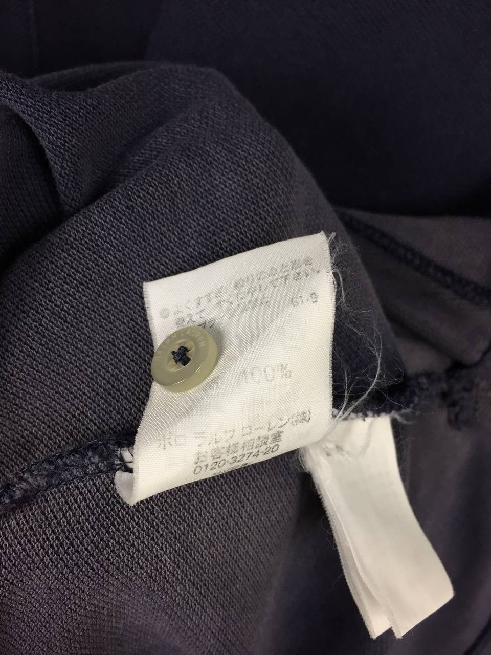 Ralph Lauren Vtg Ralph Lauren Small Logo Skinny Fit Polo Tee Size L / US 10 / IT 46 - 11 Thumbnail