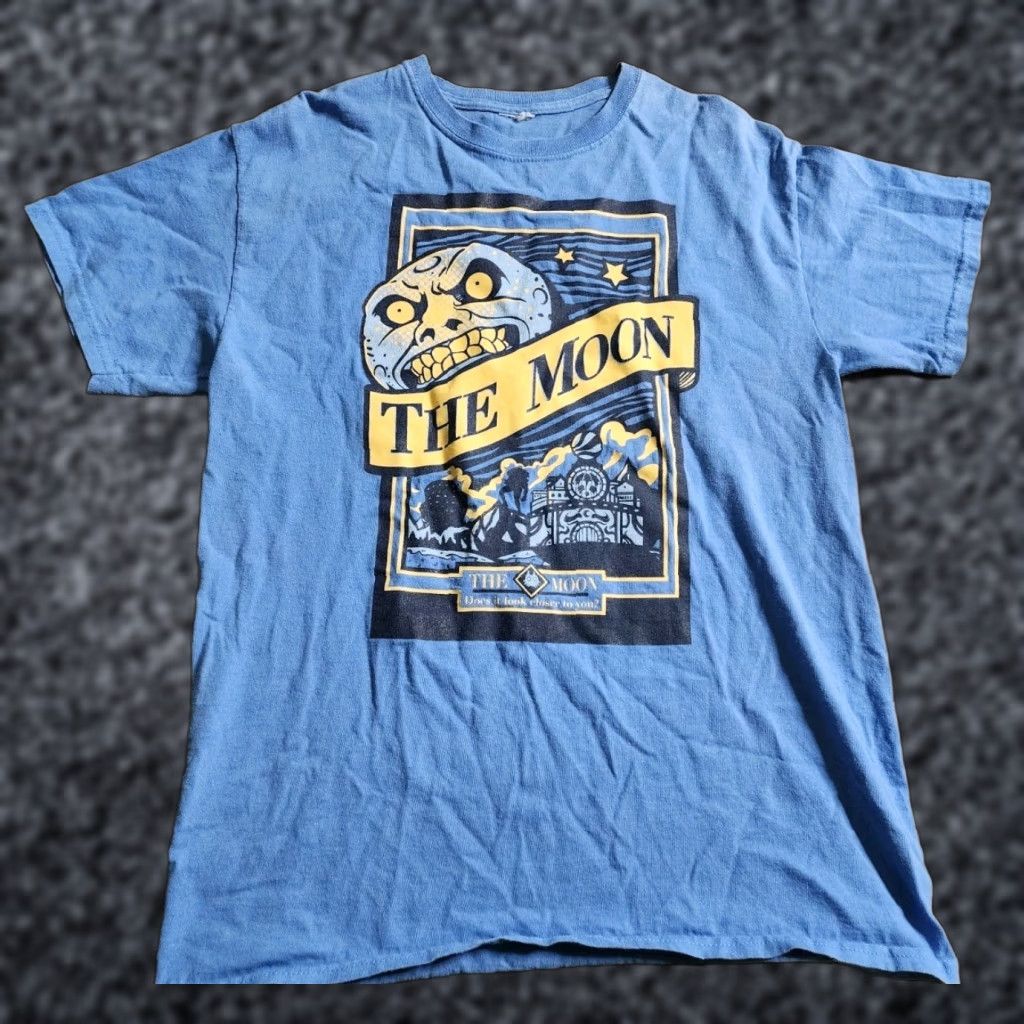 Vintage Mens S The Legend Of Zelda Majoras Mask Blue Moon T Shirt Size US S / EU 44-46 / 1 - 1 Thumbnail