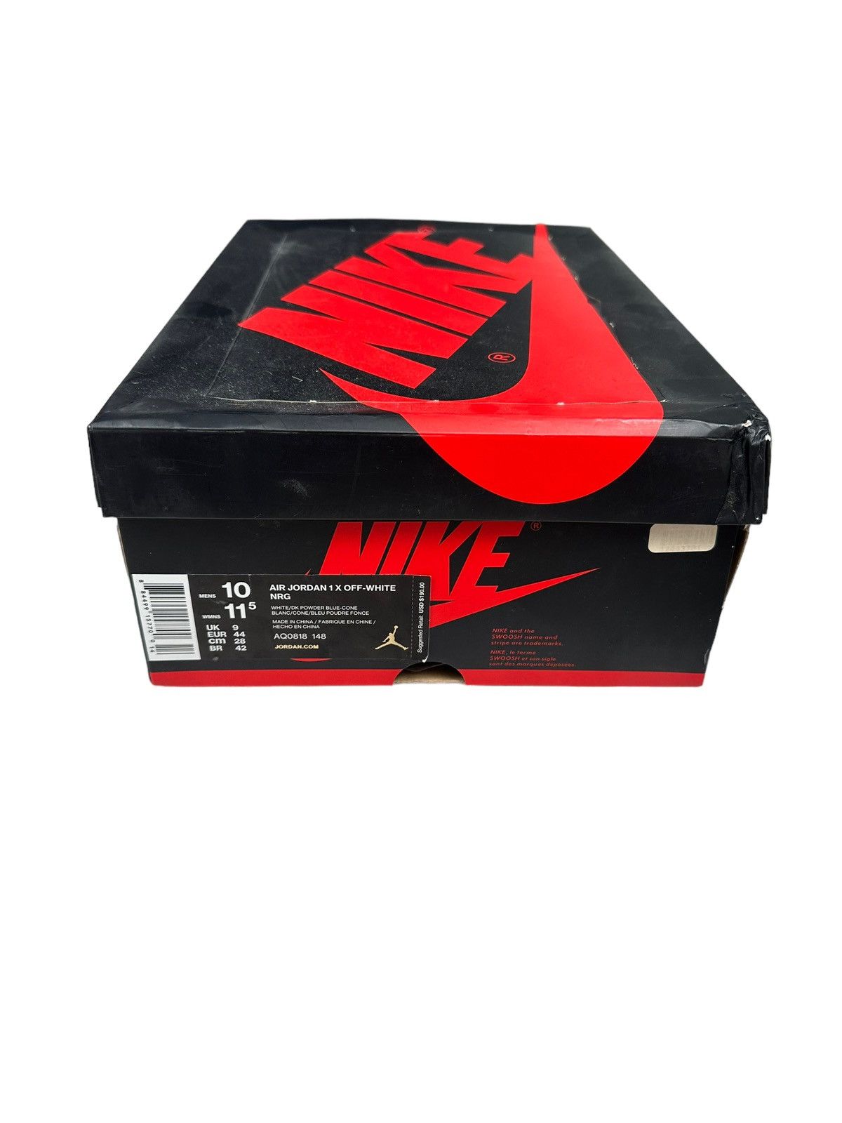 Jordan Brand × Off-White Off white Jordan 1 UNC Size US 10 / EU 43 - 16 Thumbnail