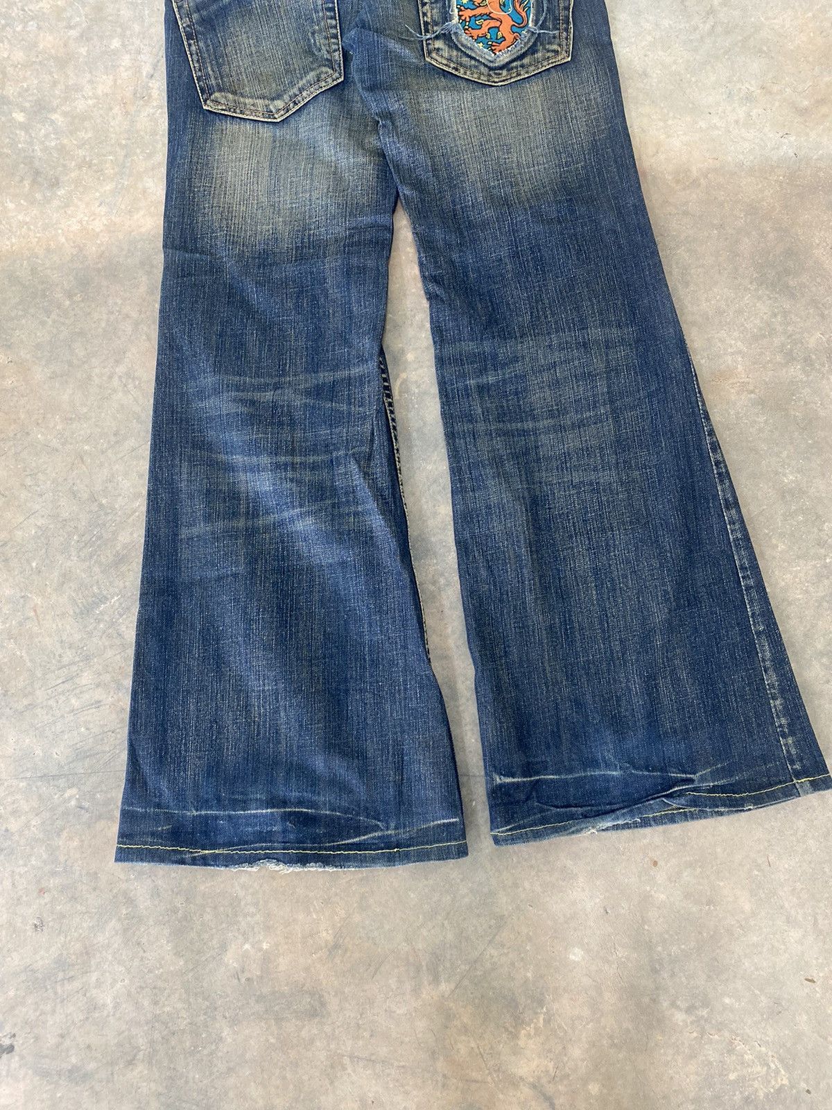 Hysteric Glamour Flare ☠️ Drive Jeans Mud Wash Punk Grunge Lgb Size US 30 / EU 46 - 9 Thumbnail