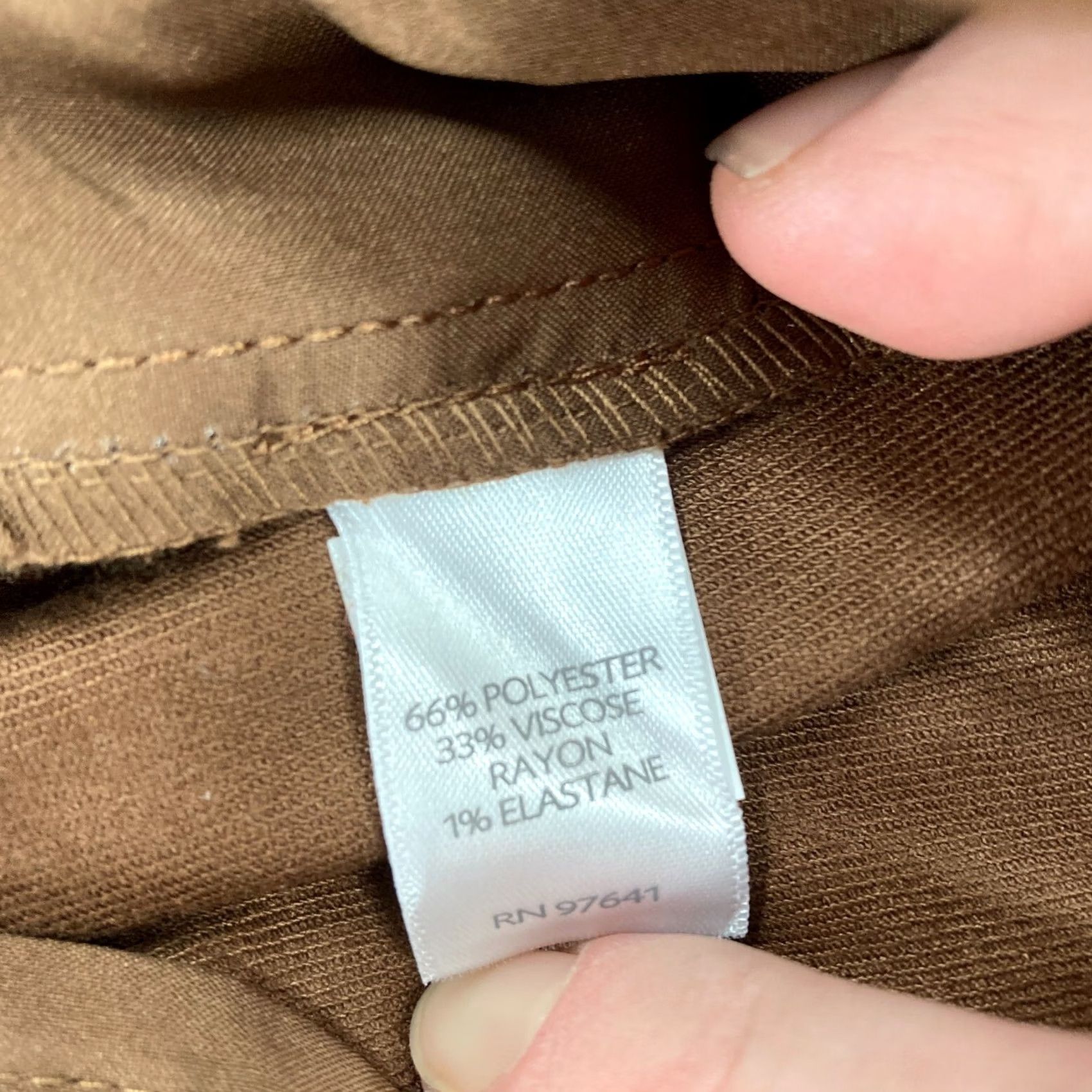 J. Jill J. Jill Wide Leg Pants Women's 12P Petite Chestnut Brown Stretch Pleated Preppy Pants Size 34" / US 12 / IT 48 - 6 Thumbnail