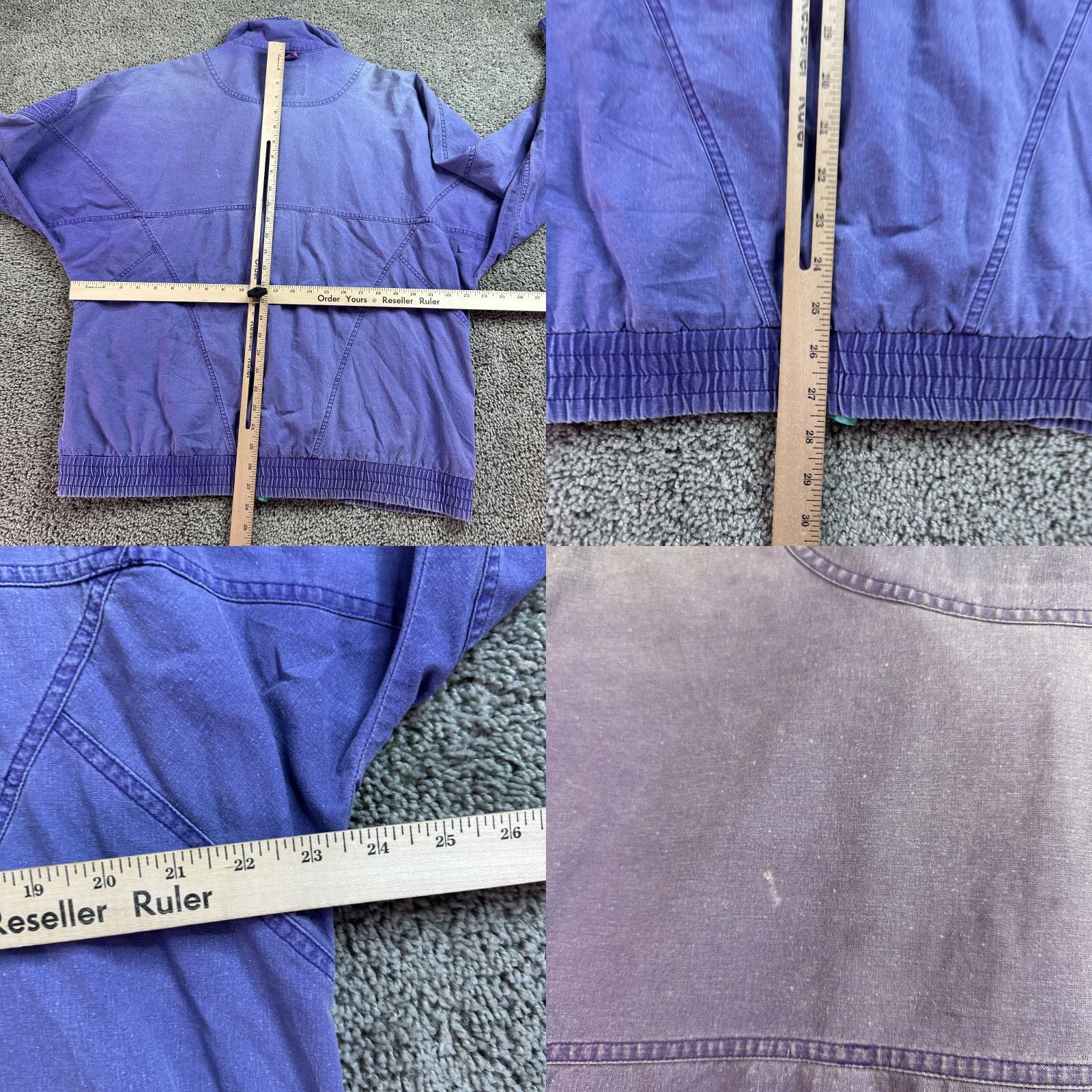 Helly Hansen VINTAGE Helly Hansen Jacket Womens M Purple Parka Ski Coat Ladies 90s Parka 1/2 Zip Logo Size M / US 6-8 / IT 42-44 - 9 Thumbnail