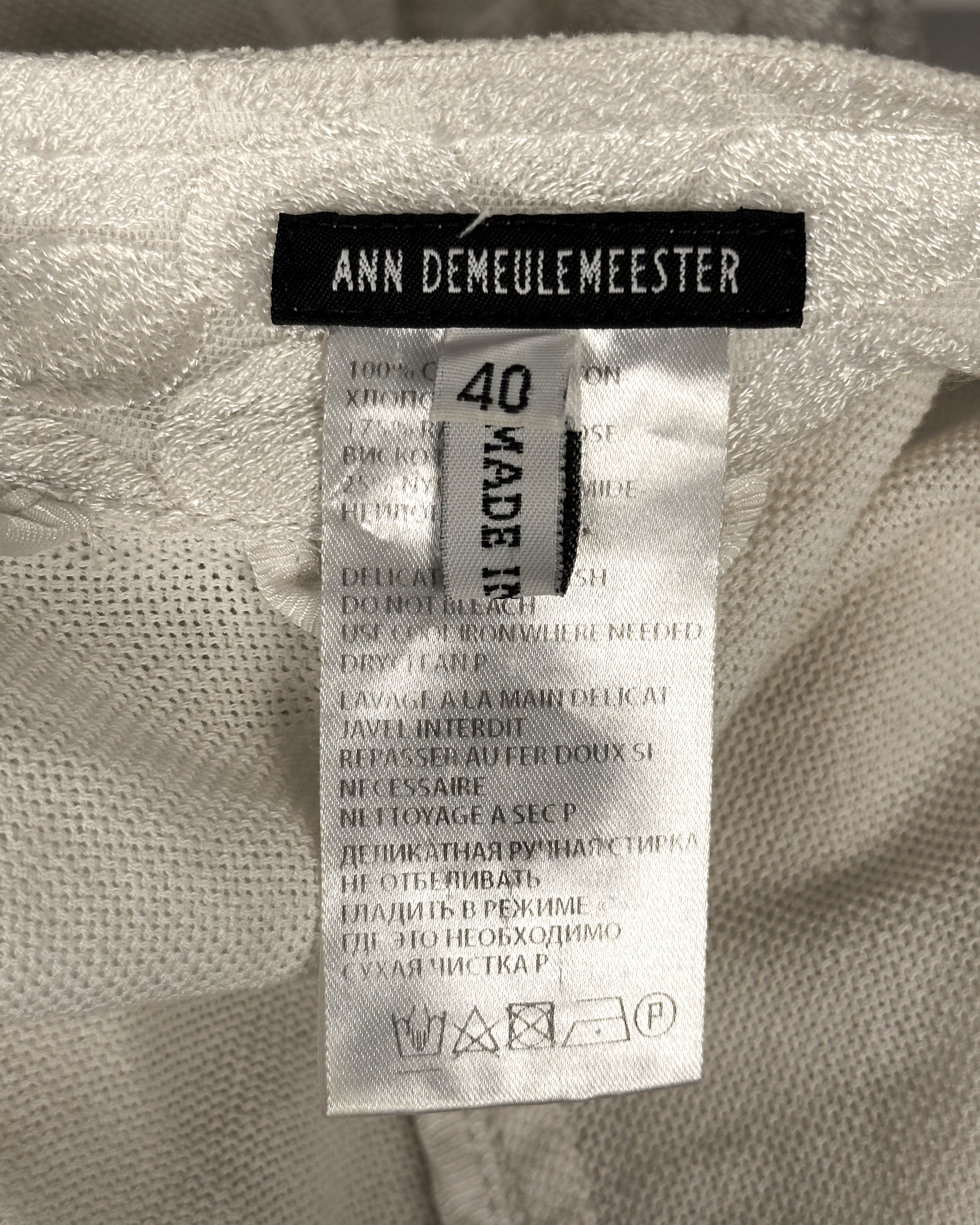 Ann Demeulemeester Ann Demeulemeester Viscose Blend Blouse Jacket Size US S / EU 44-46 / 1 - 8 Thumbnail