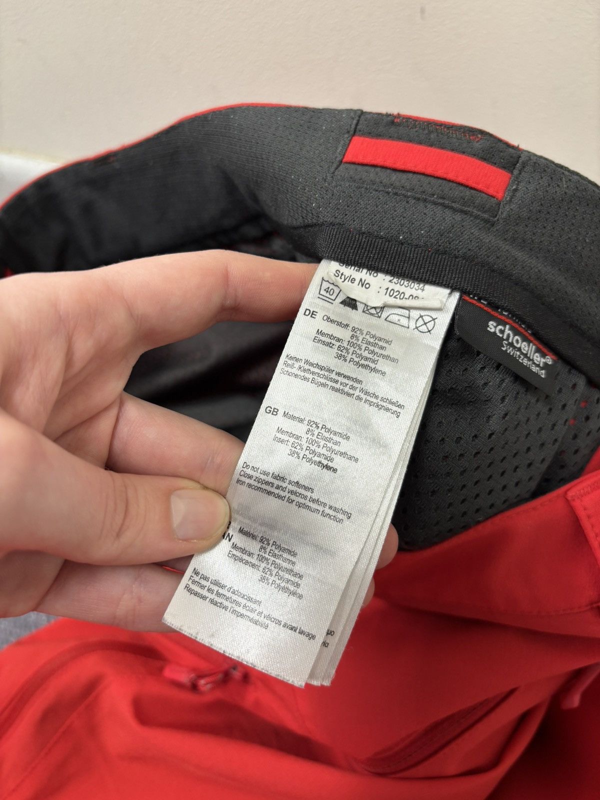 Mammut Mammut Men’s Tatramar Schoeller Red Insulated Snow Ski Pants Size US 30 / EU 46 - 15 Thumbnail
