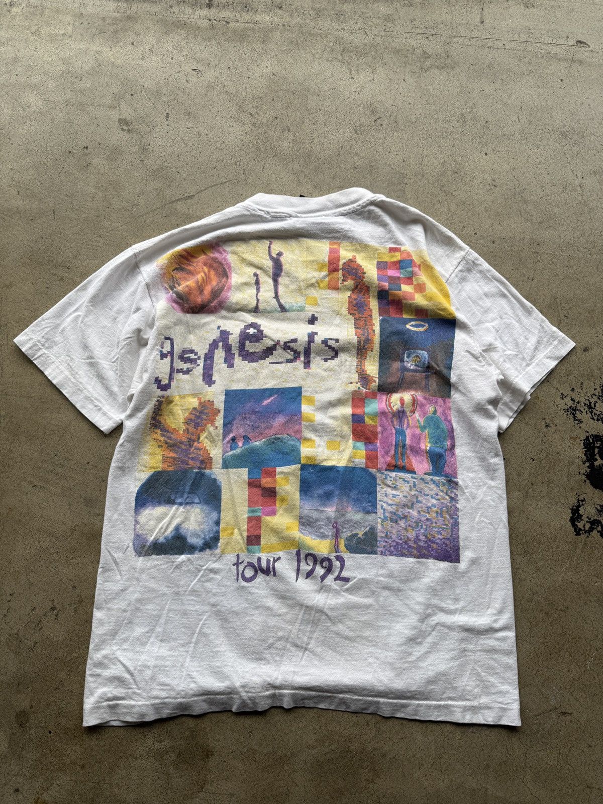 Band Tees × Giant × Vintage Insane graphic Genesis band tee Size US L / EU 52-54 / 3 - 5 Thumbnail