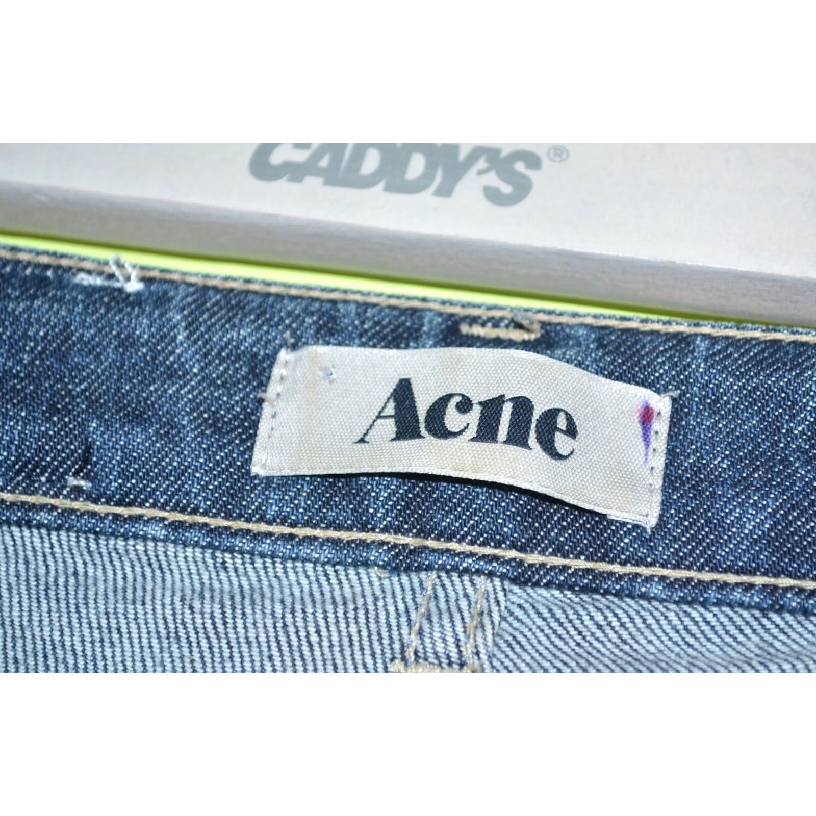 Vintage ACNE Jeans Ladies Hex Pure Jeans W25 L32 Blue Denim Straight Regular XS? Size 42" / US 20 - 6 Thumbnail