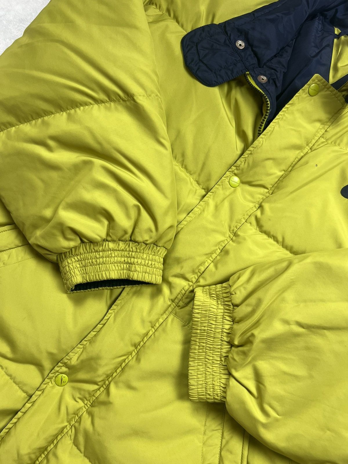 Nike 90s Nike Double Swoosh Vintage Y2K Oversized Puffer Jacket Size US XL / EU 56 / 4 - 8 Thumbnail