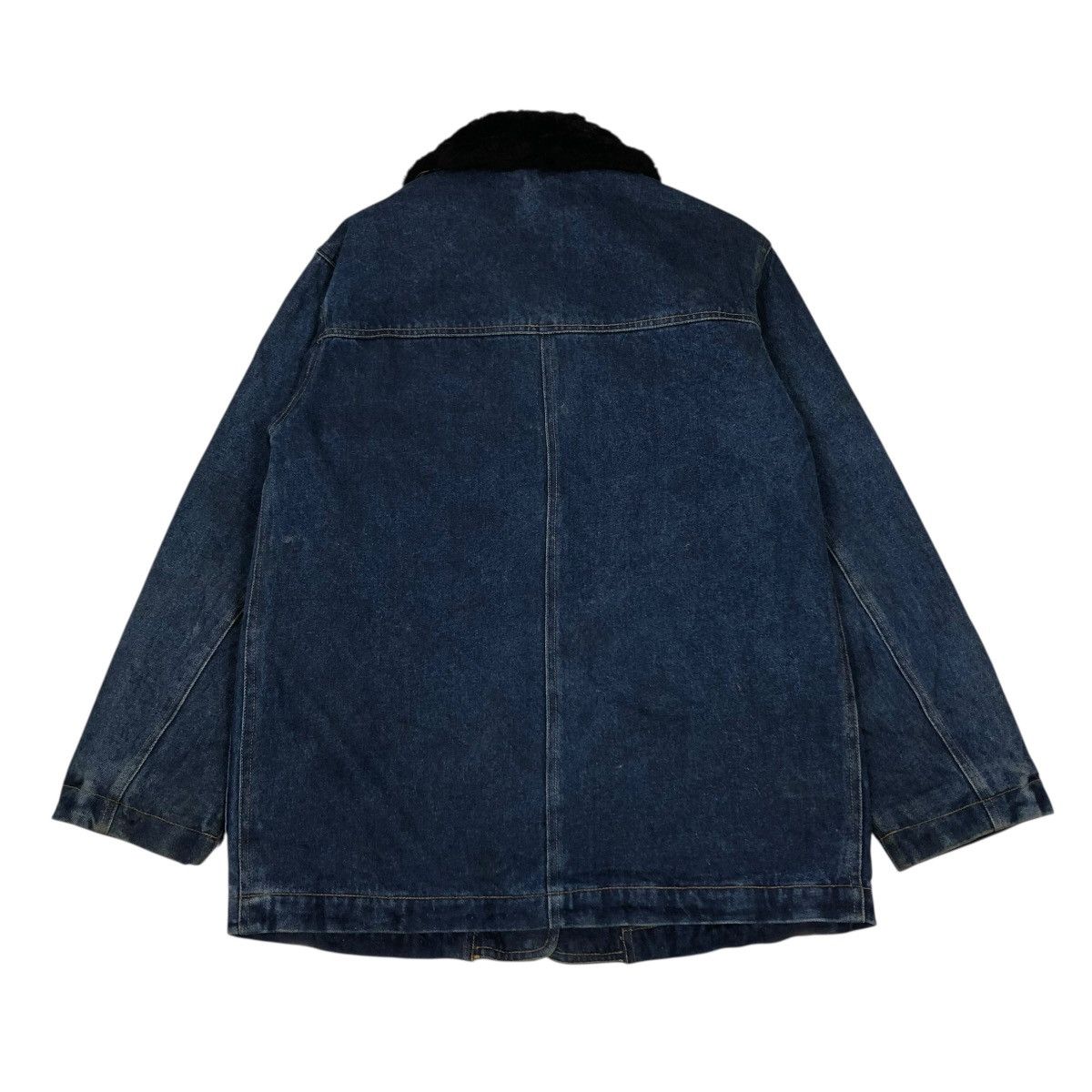 Vintage 🔥VINTAGE CHORE DENIM JACKET GALLERY BLANKET ISSEY MIYAKE Size US S / EU 44-46 / 1 - 2 Thumbnail