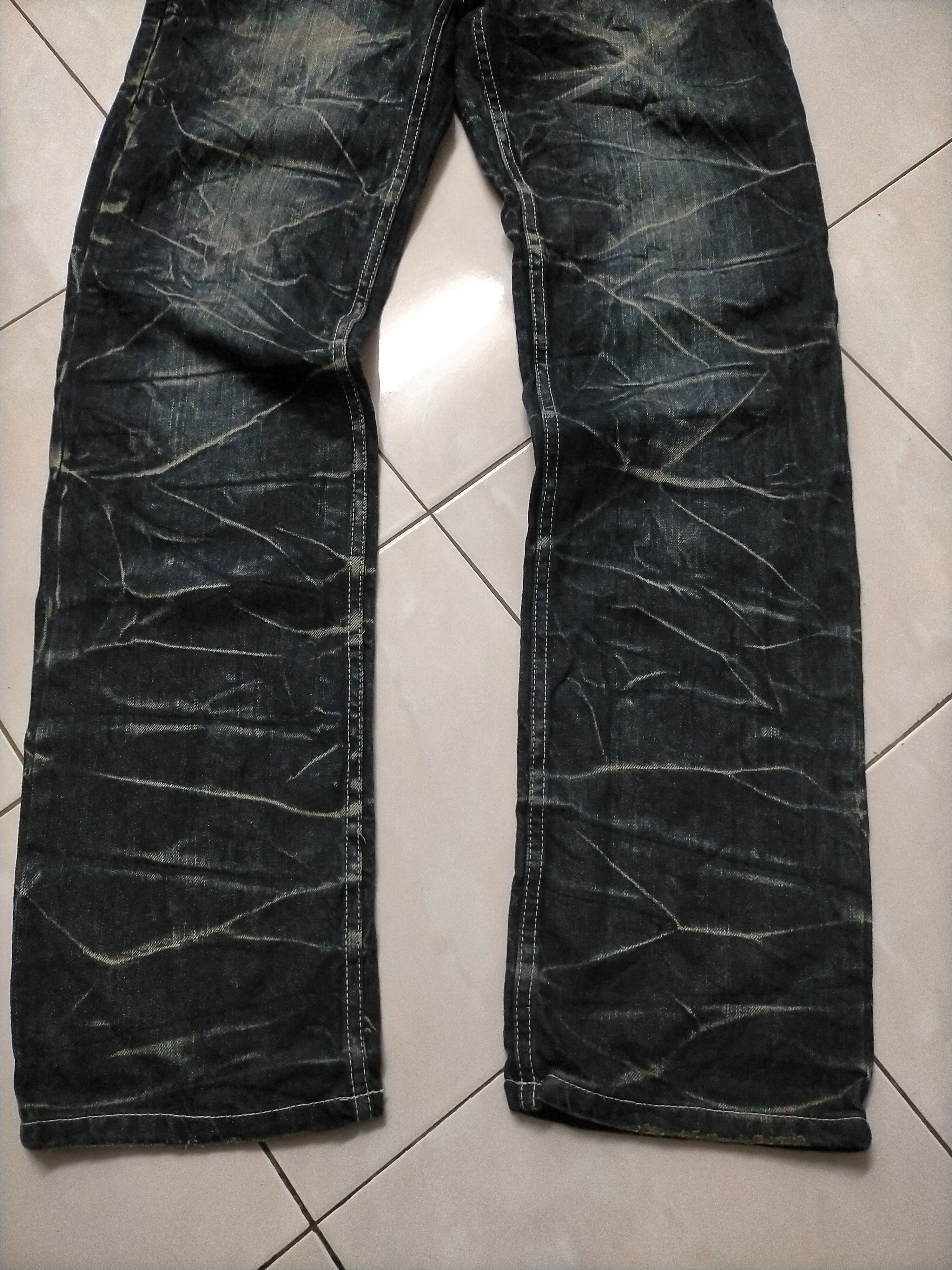 If Six Was Nine 🔥Like New Sick Nylaus Double Waist Jeans Size US 30 / EU 46 - 7 Thumbnail