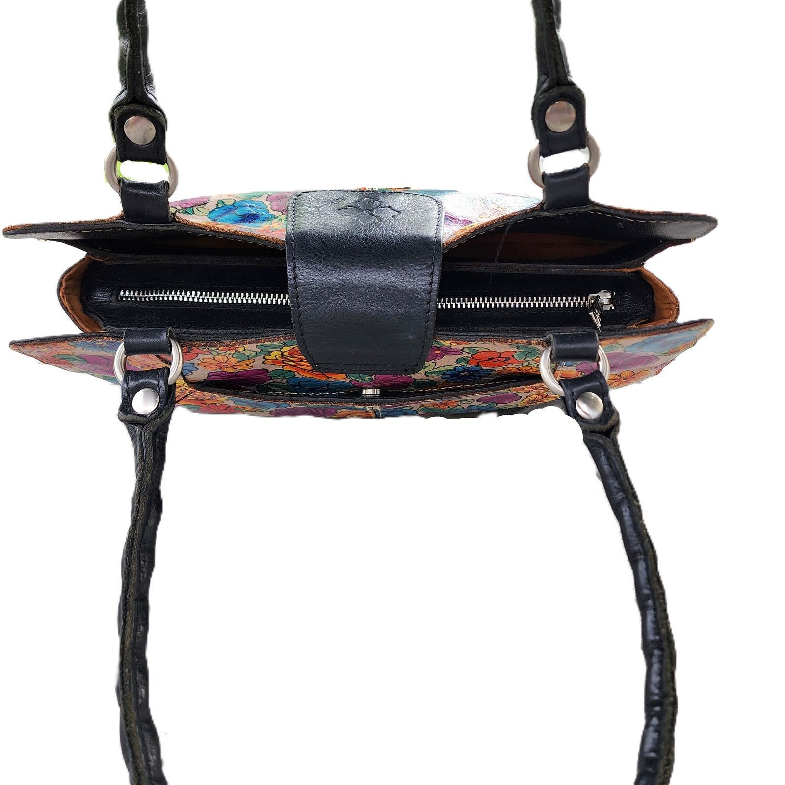 Patricia Nash Patricia Nash Rienzo Floral Spanish Villa Shoulder Bag Size ONE SIZE - 5 Thumbnail