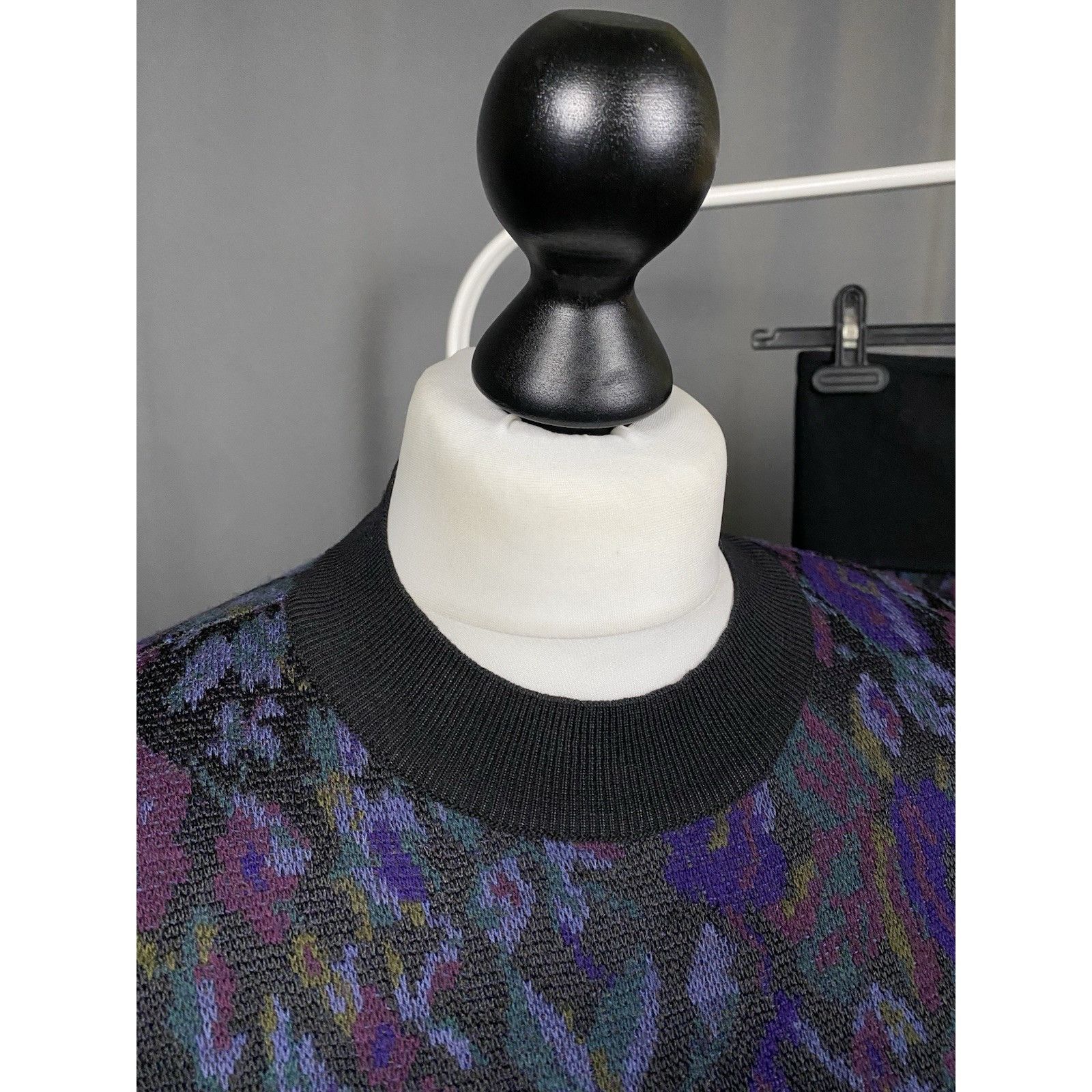 Missoni RARE! Missoni Vitnage Purple Floral Wool Knit 2 Piece Sweate Size M / US 6-8 / IT 42-44 - 6 Thumbnail