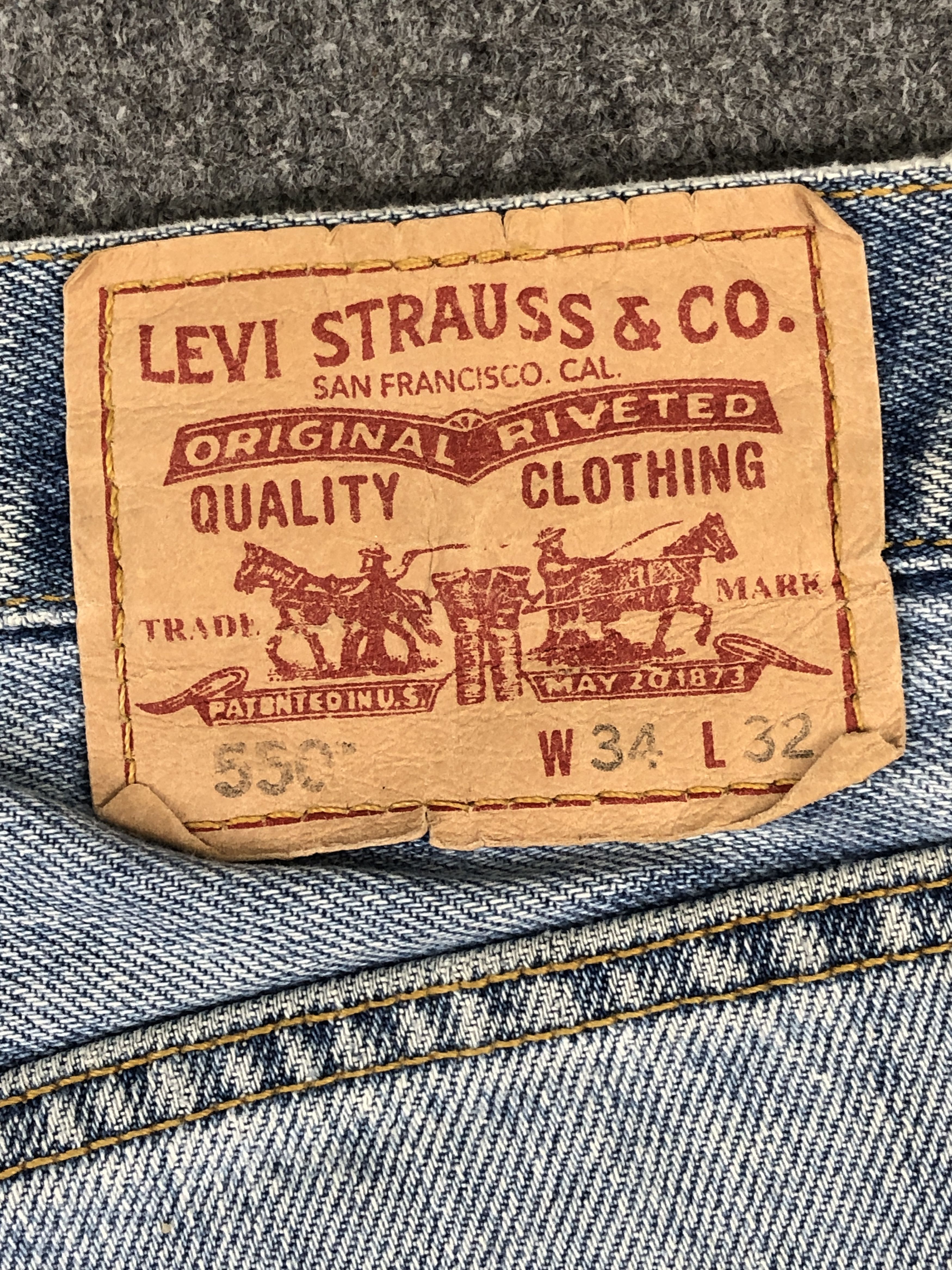 Levi's Faded Blue Vintage Levis 550 Jeans DP2348 Size US 31 - 5 Thumbnail