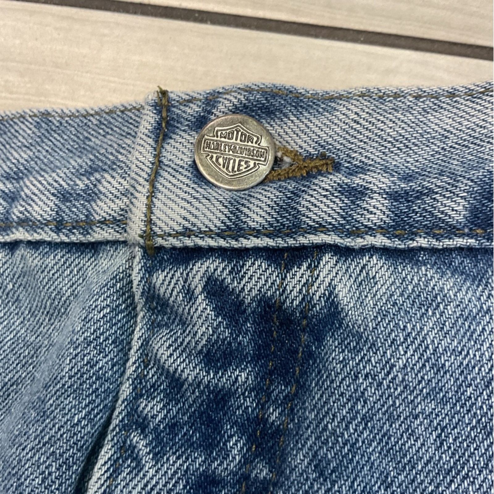 Harley Davidson Harley Davidson Denim Shorts Size 32" / US 10 / IT 46 - 4 Thumbnail