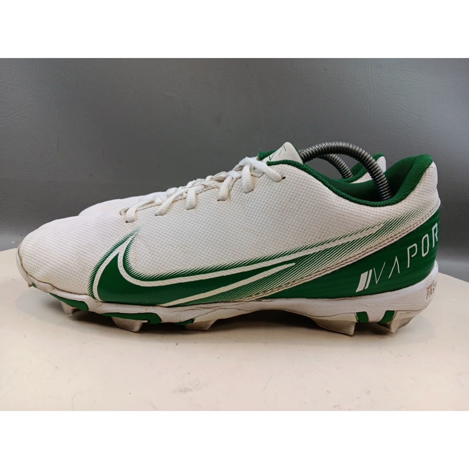 Nike Nike Men's Vapor Edge Shark Football Cleats Size 11.5 Green White CD0074 105 Size US 11 / EU 44 - 5 Thumbnail