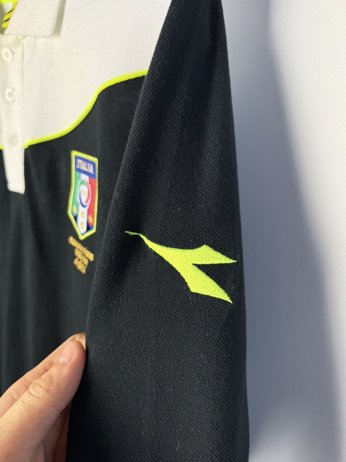 Diadora Italy Referee Football Shirt Soccer Long Sleeve Diadora Size US M / EU 48-50 / 2 - 6 Thumbnail