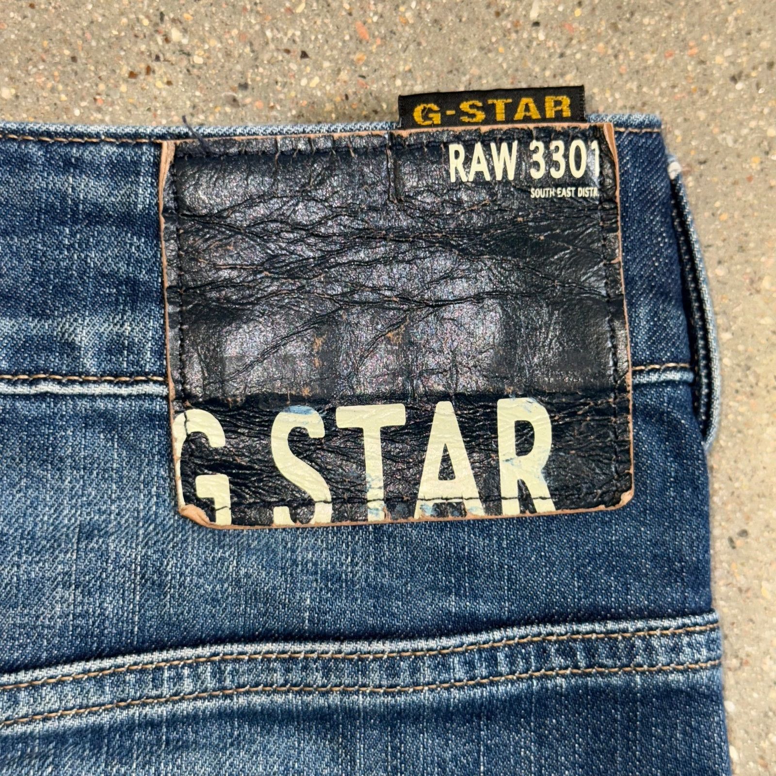 G-Star G-Star RAW Arc Mini Skirt Women’s 29 Distressed Denim Y2K Size 29" - 13 Thumbnail