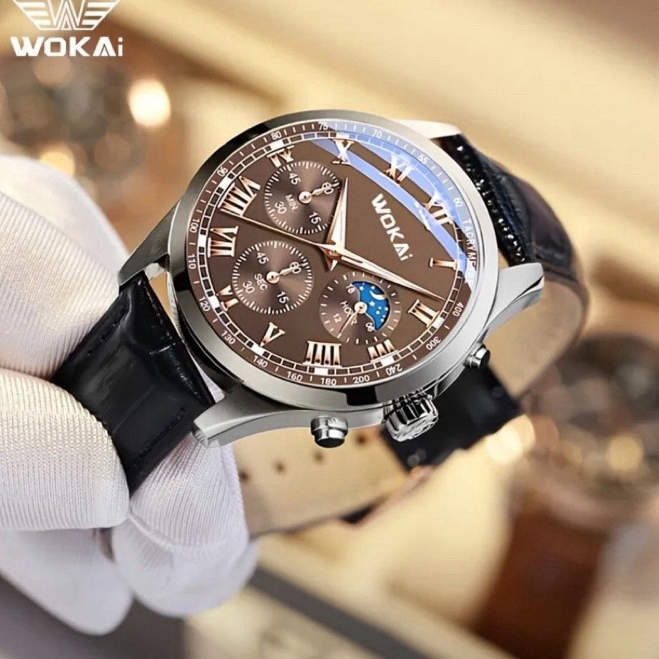 Designer Men’s Simple Sports Quartz Wrist Watch Size ONE SIZE - 1 Thumbnail