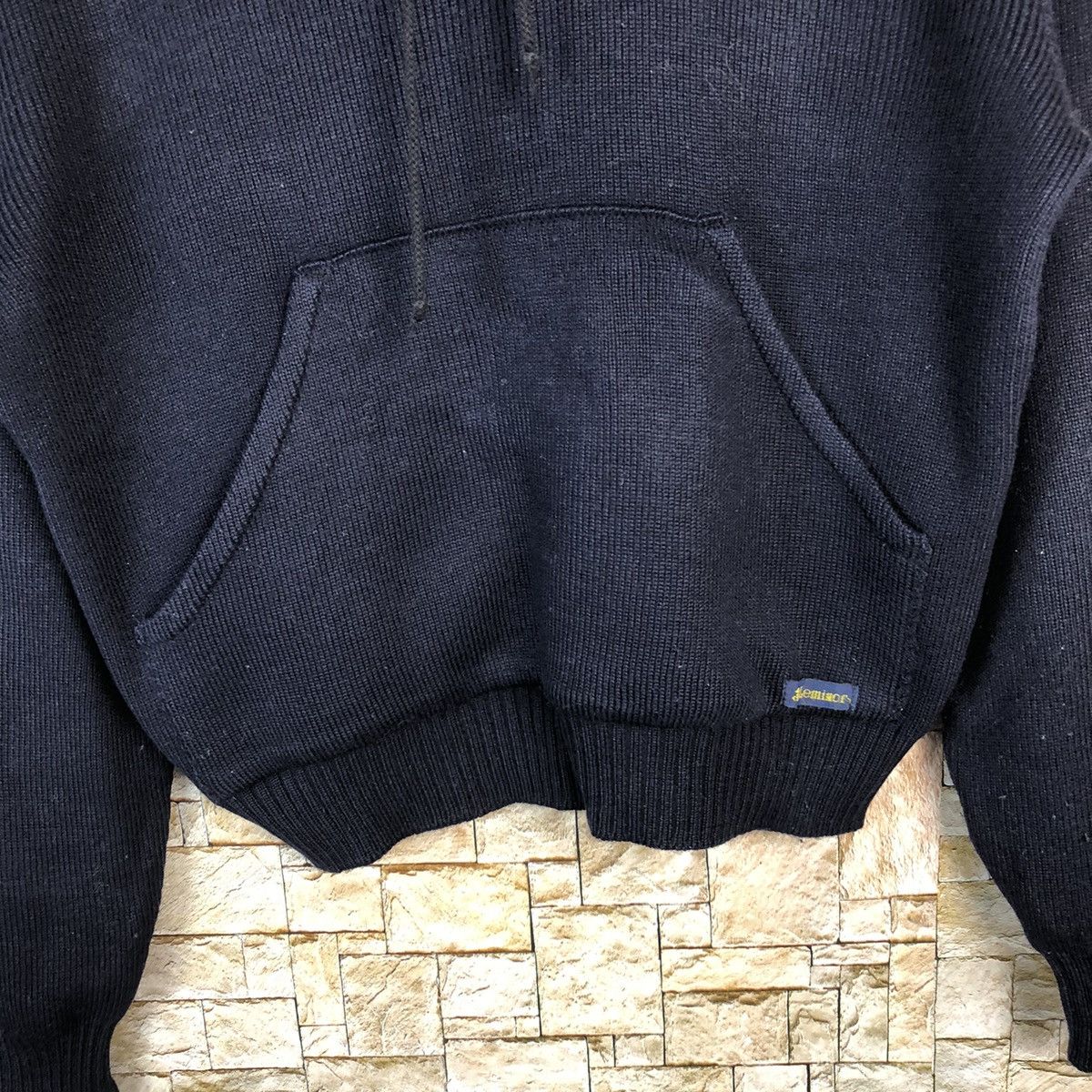 Vintage Leminor Pour Opaque France Dark Blue sweatshirt Hoodie #A712 Size US M / EU 48-50 / 2 - 6 Thumbnail