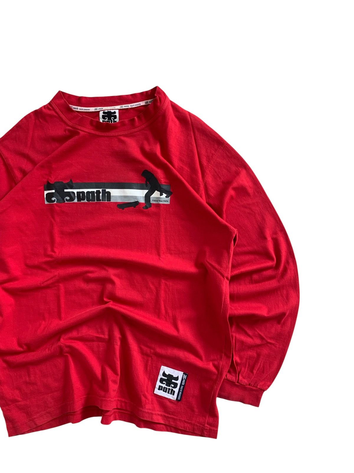 IPATH Vintage Path Skateboards Longsleeve Tshirt Size US XL / EU 56 / 4 - 2 Thumbnail