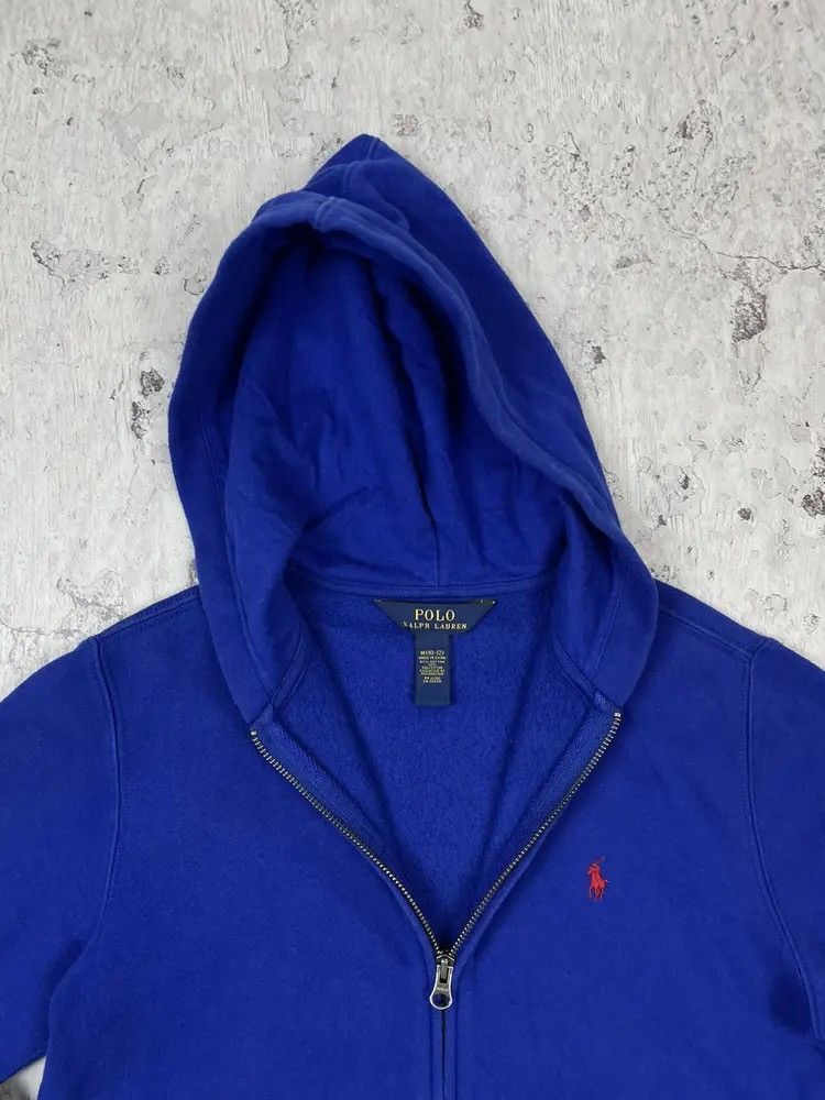 Polo Ralph Lauren Vintage Women’s Polo Ralph Lauren Basic Navy Zip Hoodie Size S / US 4 / IT 40 - 11 Thumbnail