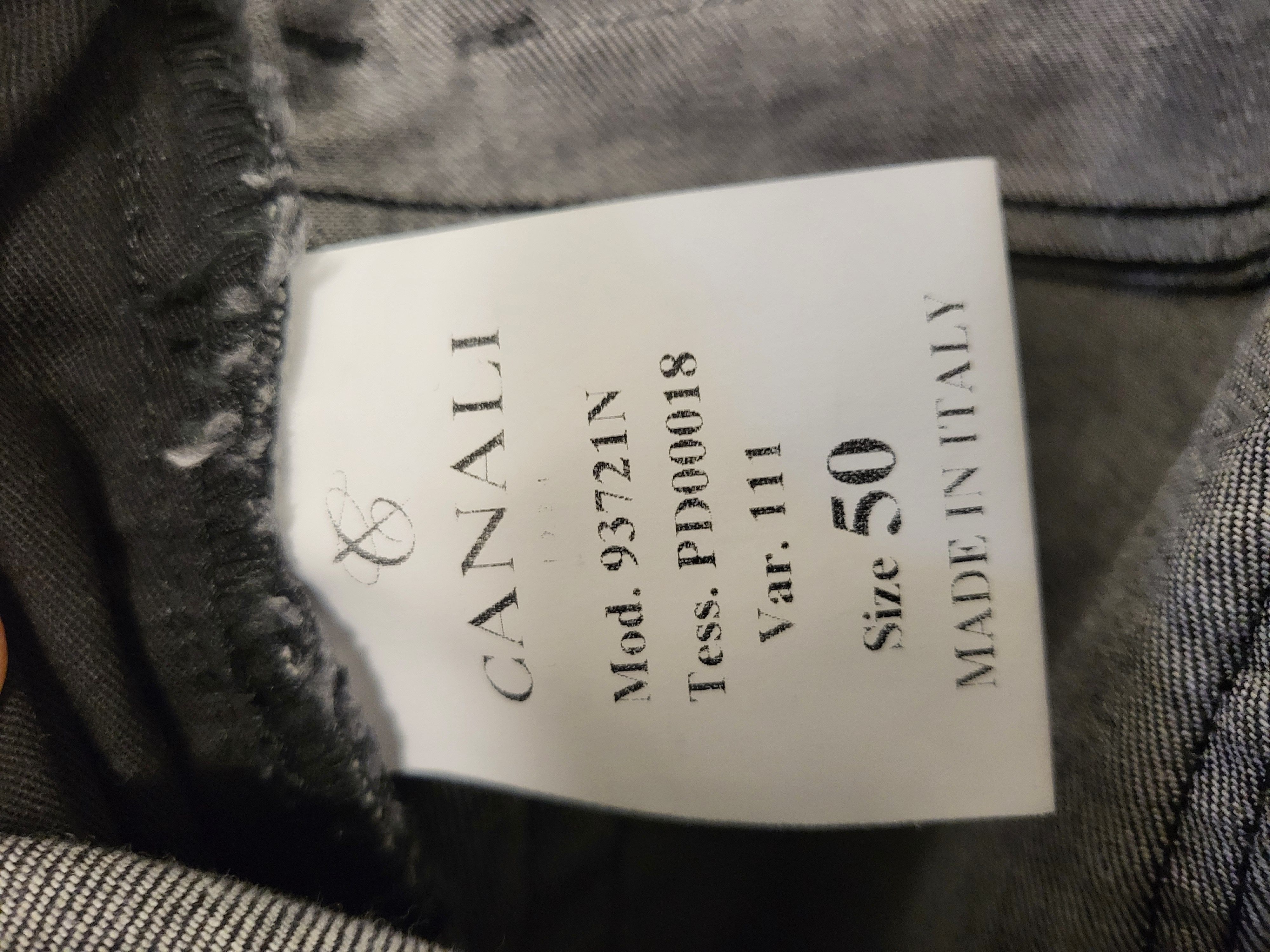 Canali Canali Slim fit jean Black Edition IT50(US 32-34) Inseam 30" Size US 34 / EU 50 - 10 Thumbnail