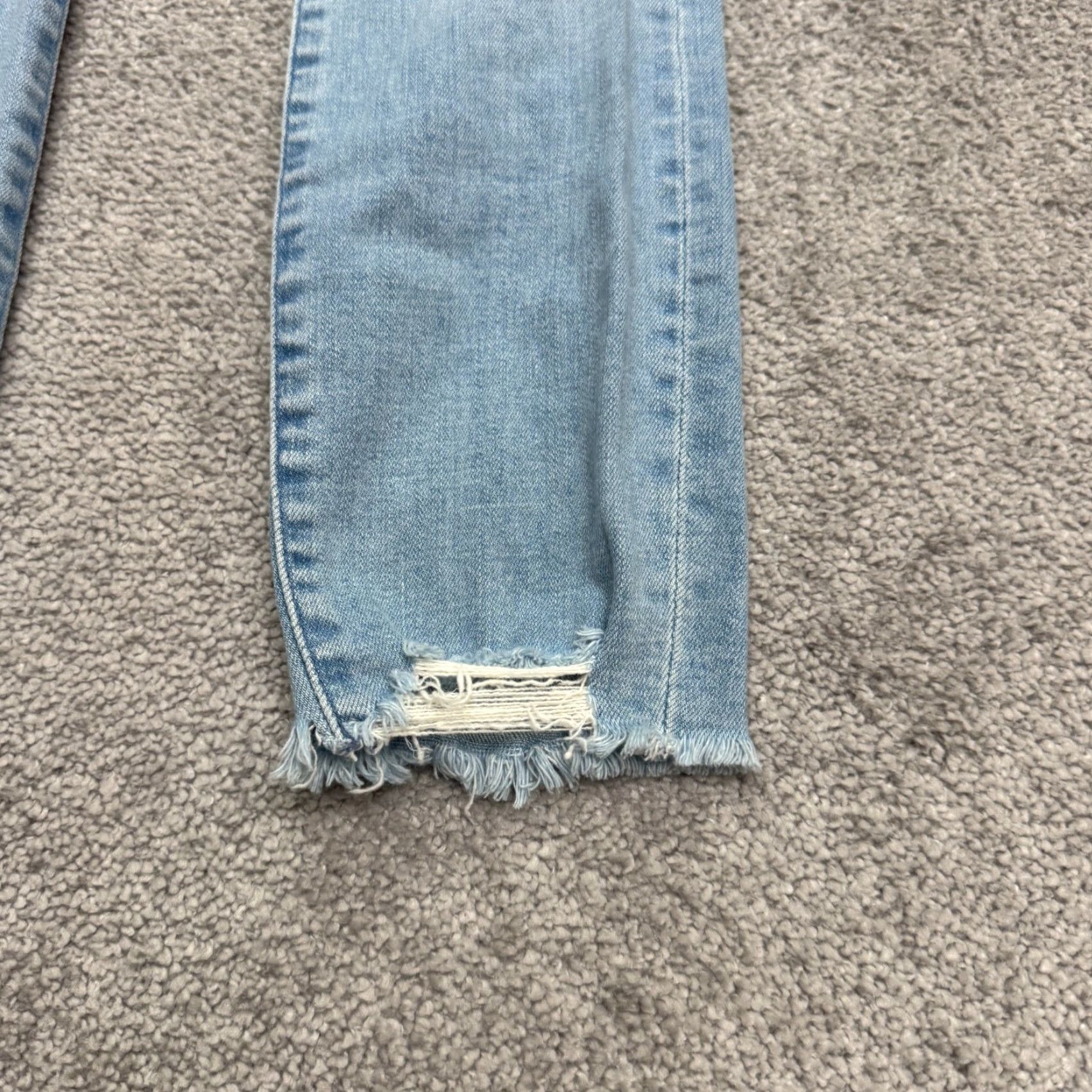 Abercrombie & Fitch VINTAGE Abercrombie & Fitch Denim Jeans Womens 27 Low Rise Ankle Distressed Slim Casualwear Streetwear Size 27" / US 4 / IT 40 - 3 Thumbnail