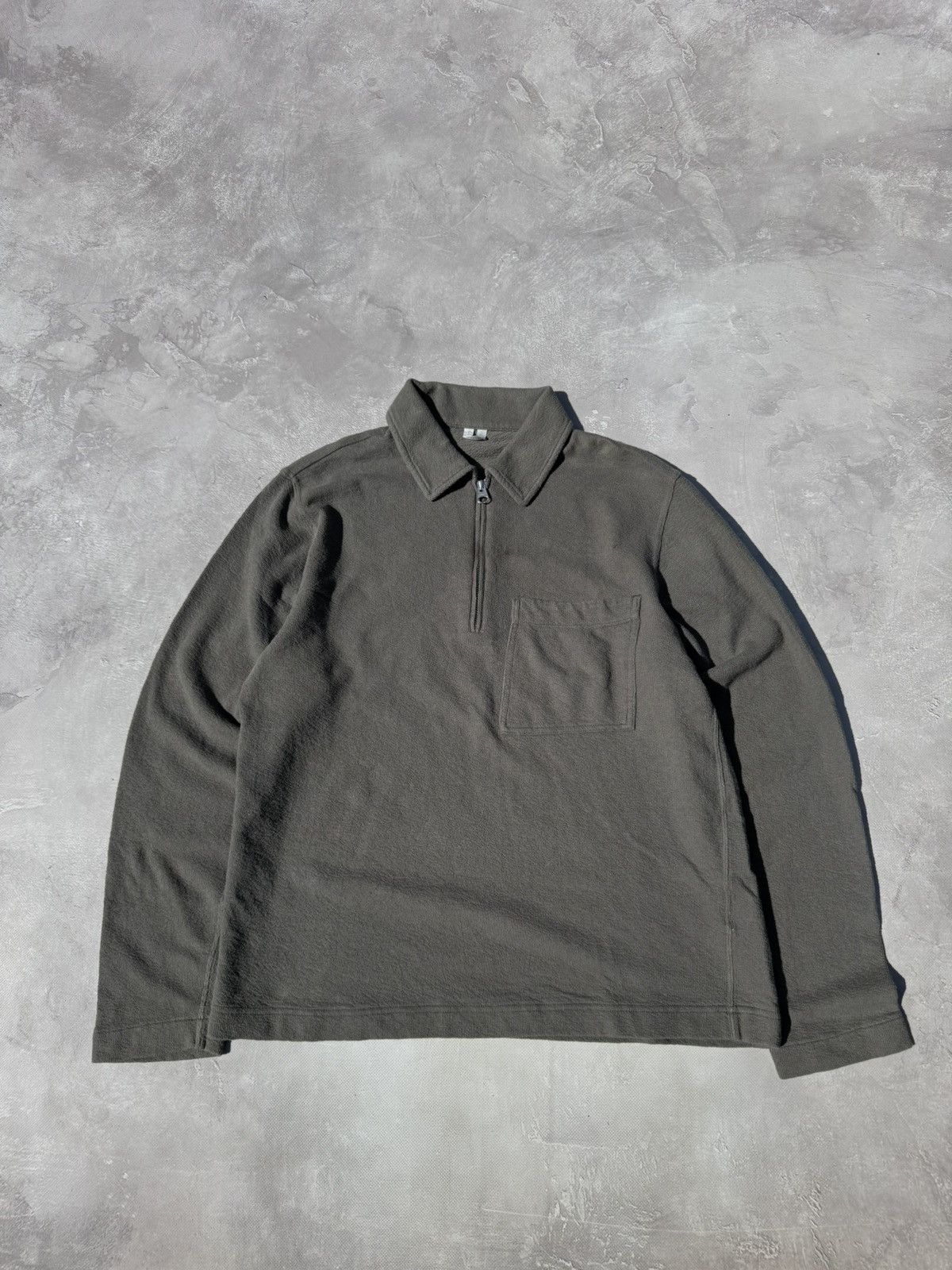 Arket Arket 1/3 Zip Basic Pocket Sweatshirt Size US S / EU 44-46 / 1 - 1 Thumbnail