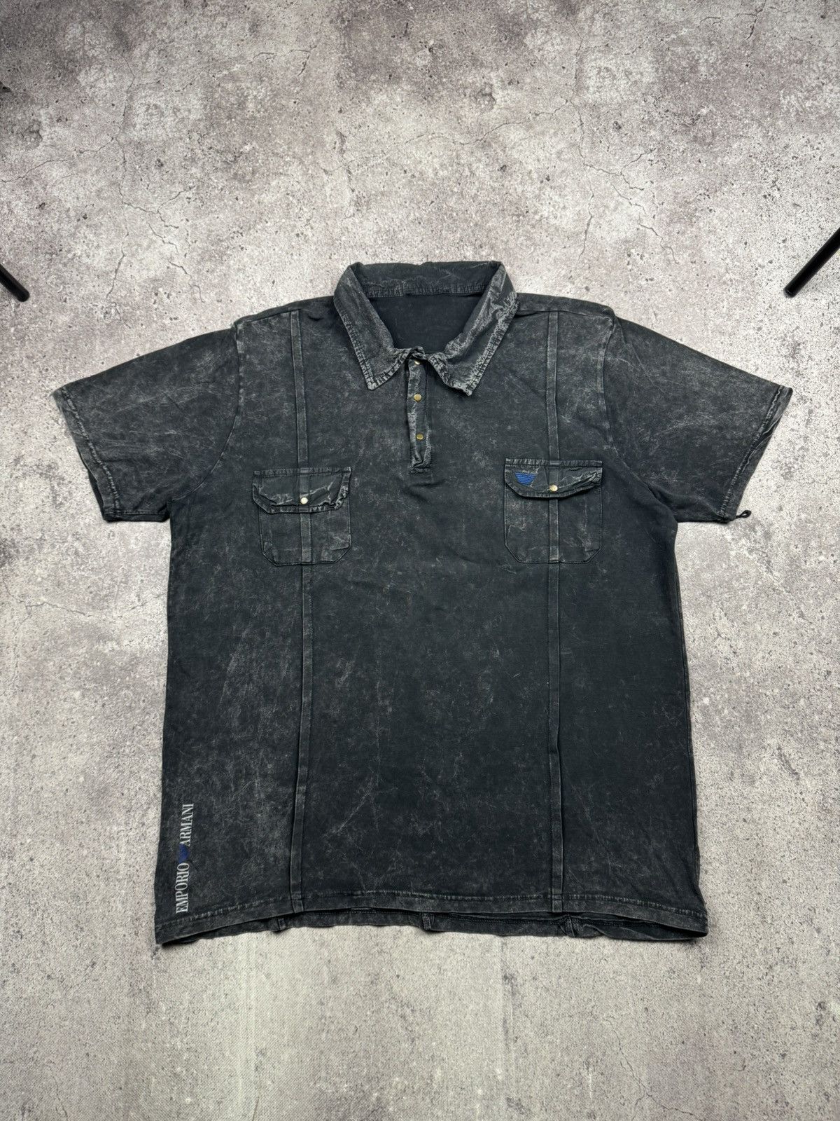 Emporio Armani Avant Garde Emporio Armani Washed Multipocket Polo Japanesse Size US L / EU 52-54 / 3 - 1 Thumbnail