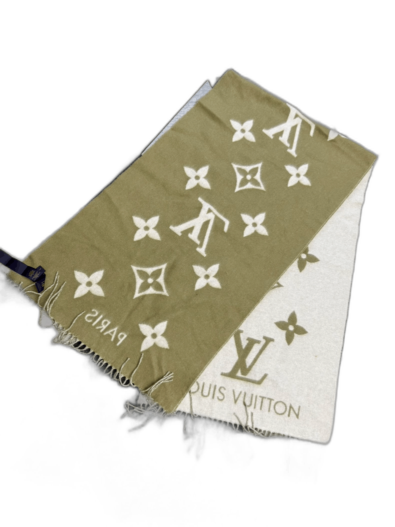 Louis Vuitton Louis Vuitton Reversible Cashmere Scarf Size ONE SIZE - 1 Thumbnail