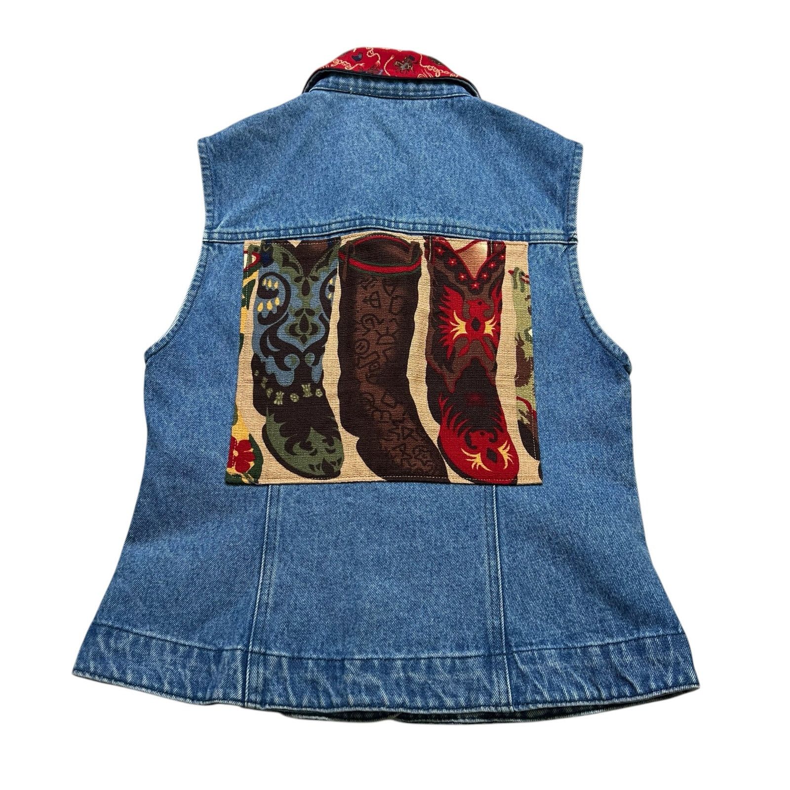 Vintage Vintage Denim Vest Western Cowboy Women Size M Size M / US 6-8 / IT 42-44 - 4 Thumbnail