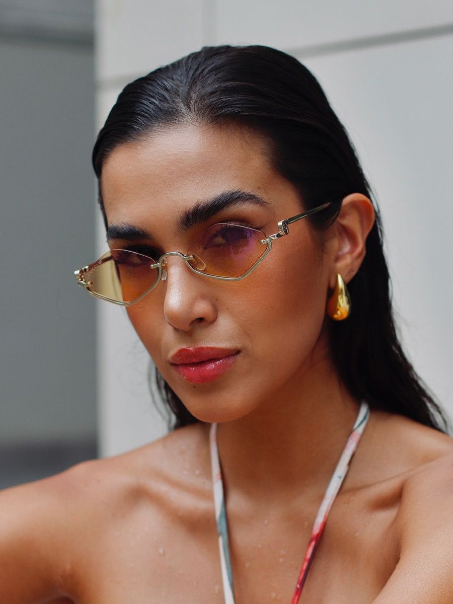 Gucci Gucci Women Sunglasses Cat Eye GG1604S 004 NEW AUTHENTIC Size ONE SIZE - 11 Thumbnail