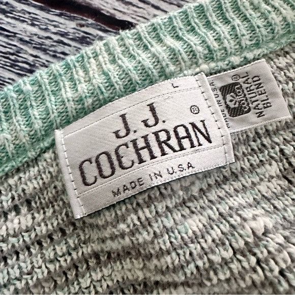 Vintage Vintage J.J. Cochran Cotton Blend Unique Knit Sweater Size US L / EU 52-54 / 3 - 4 Thumbnail
