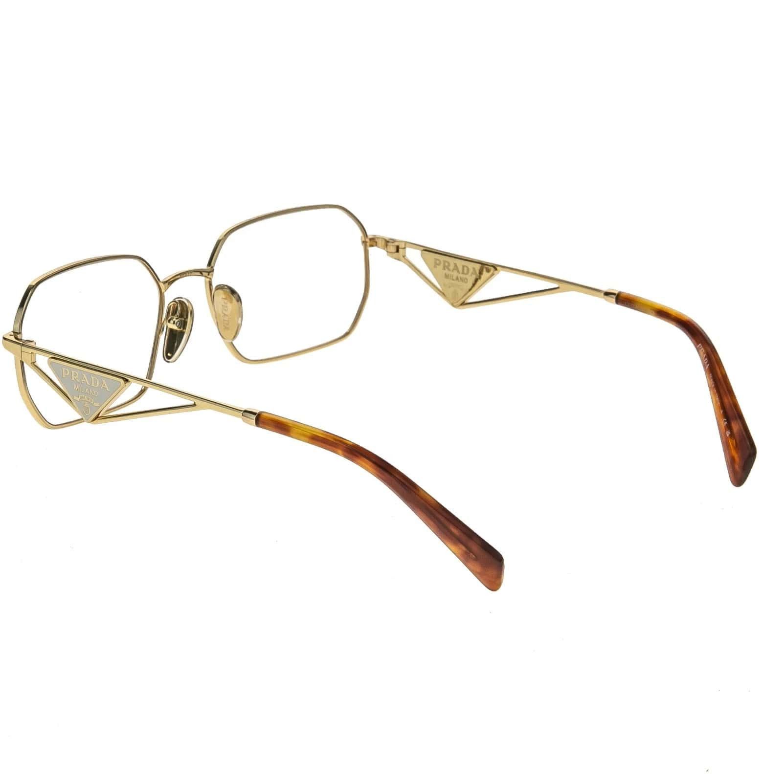 Prada PRADA TAMPO PRA53V Gold Triangle Logo Metal Optical A53 Size ONE SIZE - 3 Thumbnail