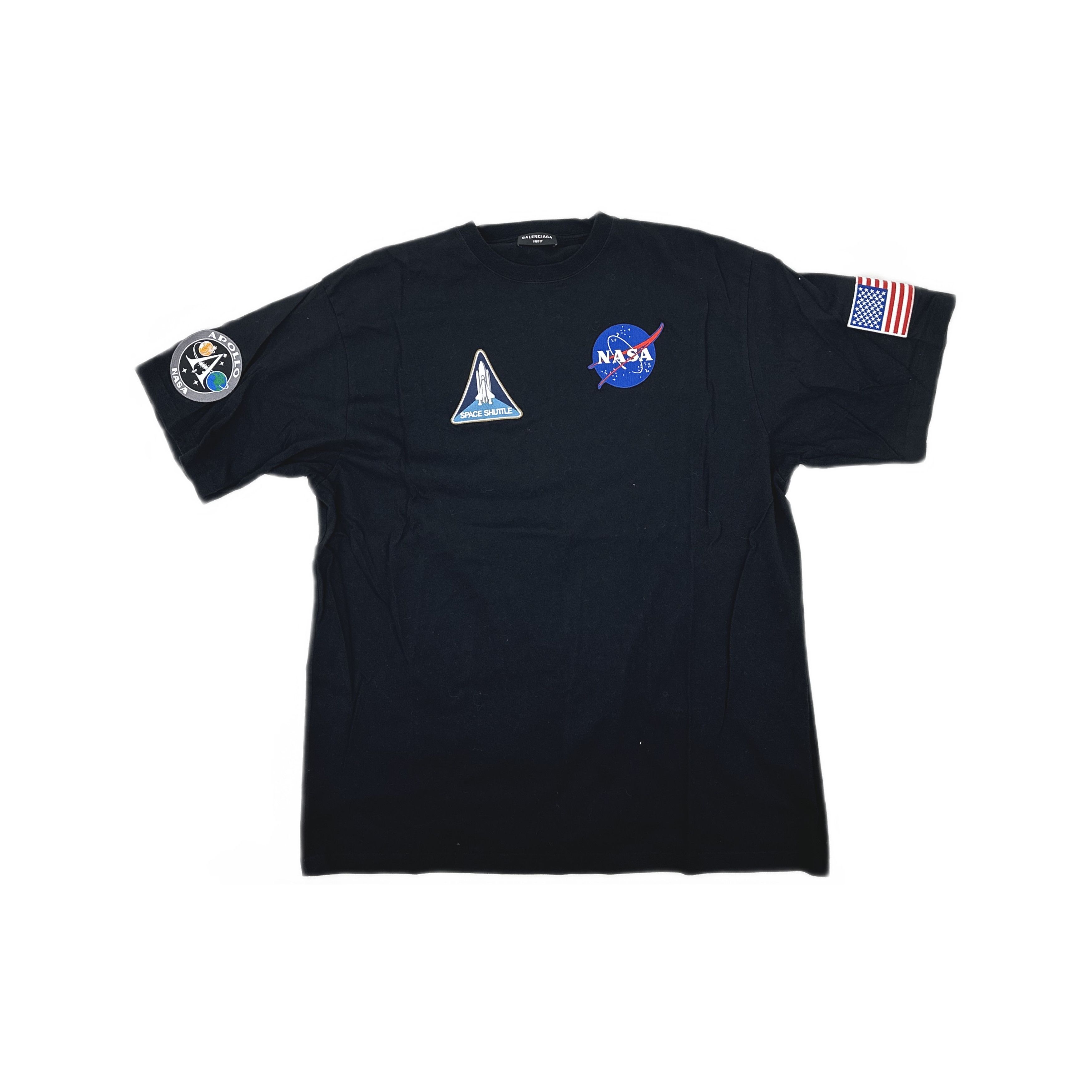 Balenciaga Balenciaga NASA Patch T-Shirt Size XL Size US XL / EU 56 / 4 - 1 Thumbnail