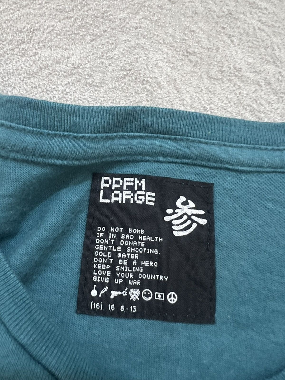 Number (N)ine 2000s PPFM Japanese Graphic Longsleeve Tee y2k Lgb Ifsix Size US M / EU 48-50 / 2 - 5 Thumbnail