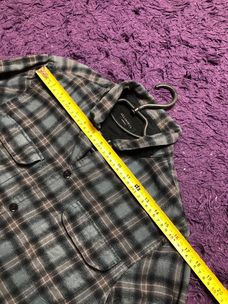 Allsaints VINTAGE Shirt Print Allsaints Y2K Streetwear Size US M / EU 48-50 / 2 - 8 Thumbnail