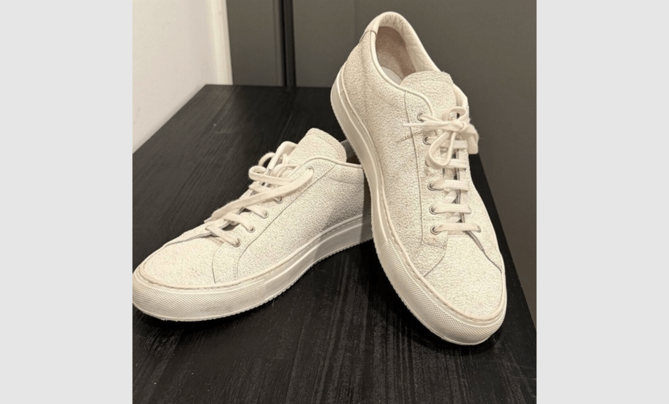 Common Projects Common Projects Achilles Premium Textured Suede White Size US 9.5 / EU 42-43 - 1 Thumbnail