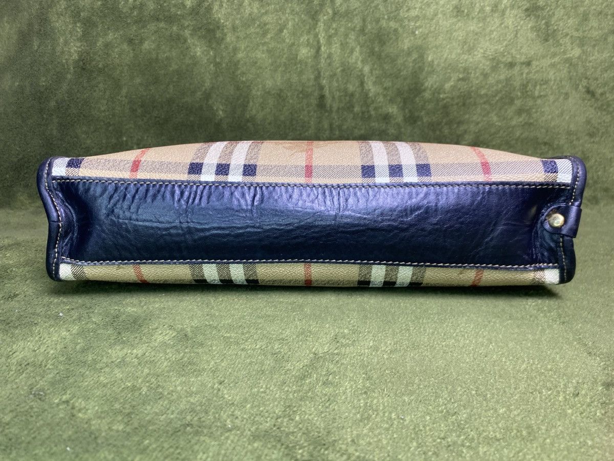 Burberry Vintage BURBERRY nova check clutch bag canvas leather Size ONE SIZE - 10 Thumbnail