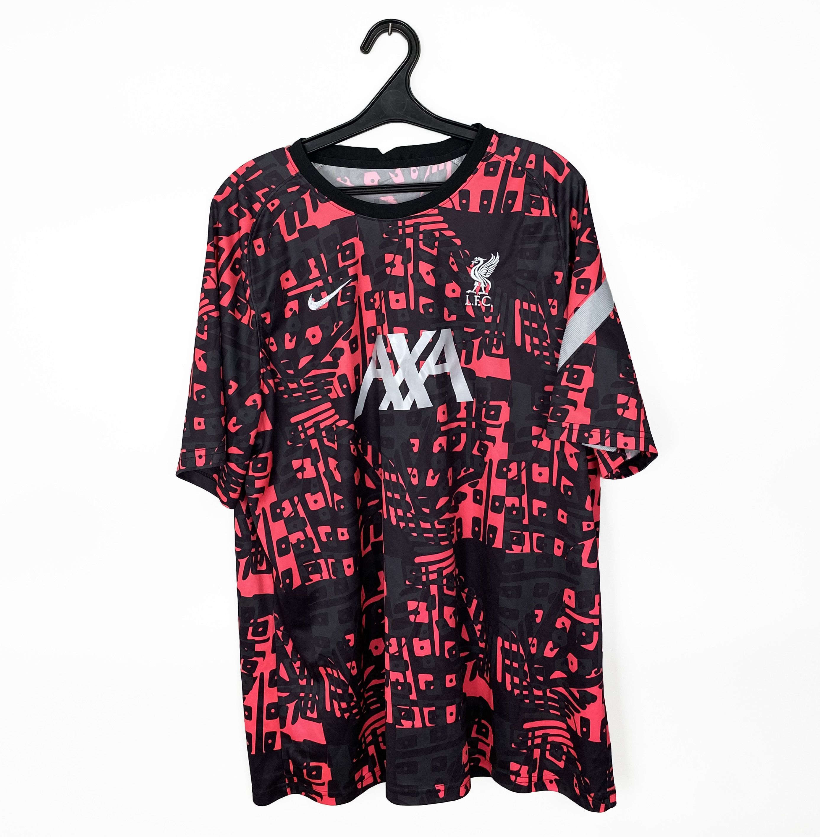 Nike 2020-21 Liverpool Nike Pre Match Football Soccer Jersey Kit Size US XXL / EU 58 / 5 - 1 Thumbnail