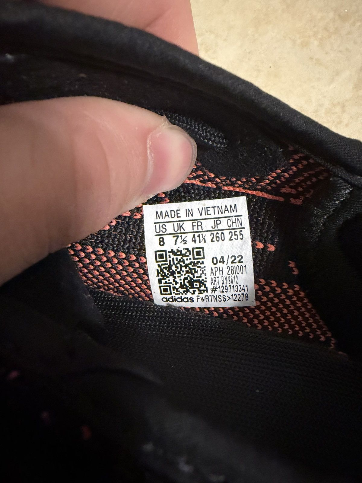 Yeezy Adidas Yeezy 350 V2 Boost Red Stripe Size US 8 / EU 41 - 5 Thumbnail