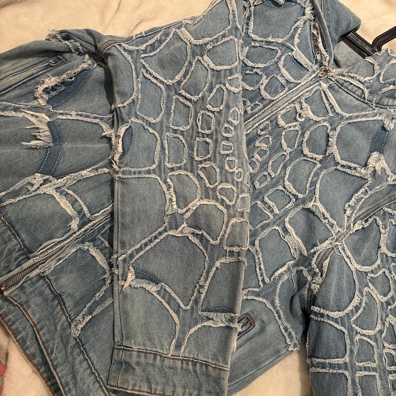 Revenge Revenge spiderweb jean jacket XL Size US XL / EU 56 / 4 - 5 Thumbnail