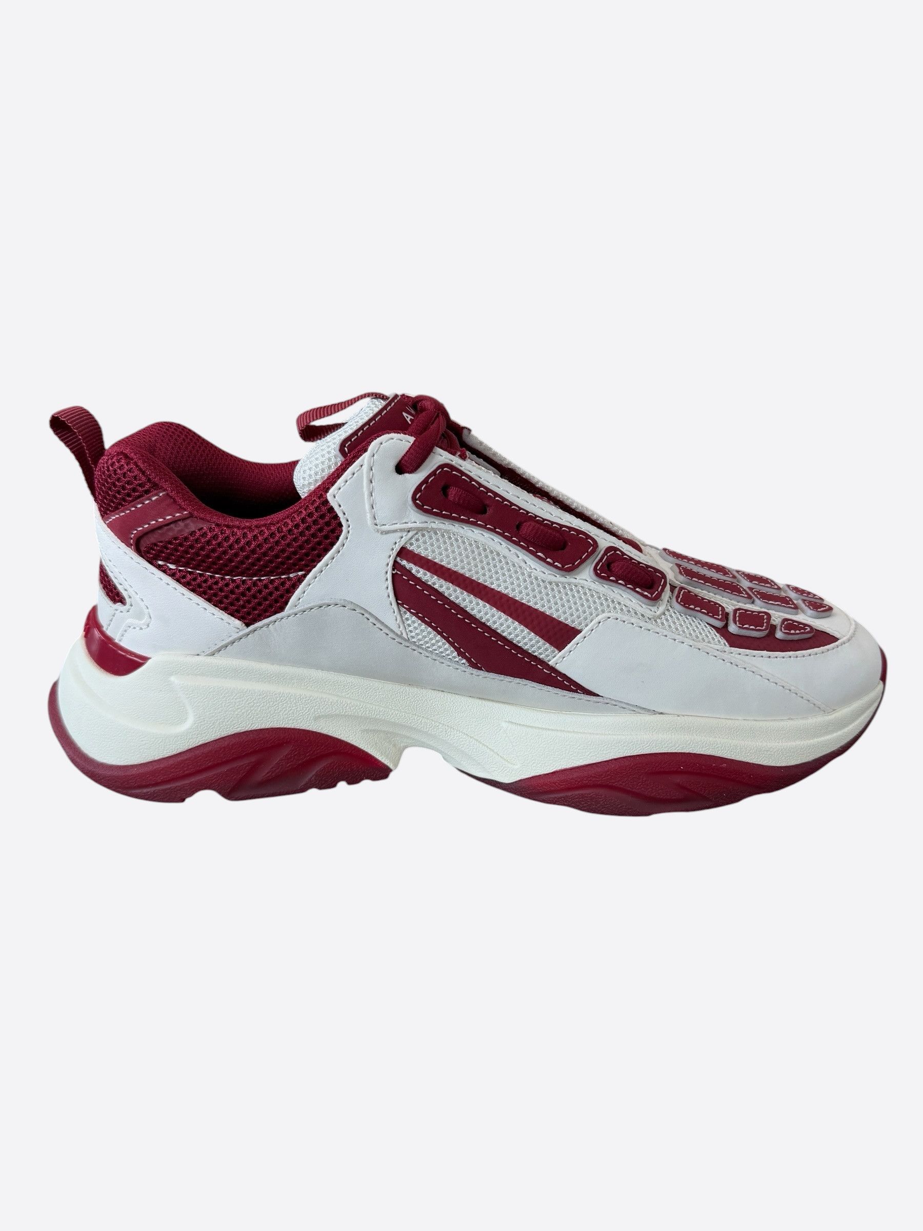 Amiri Amiri White & Red Bones Runners Size US 9 / EU 42 - 5 Thumbnail