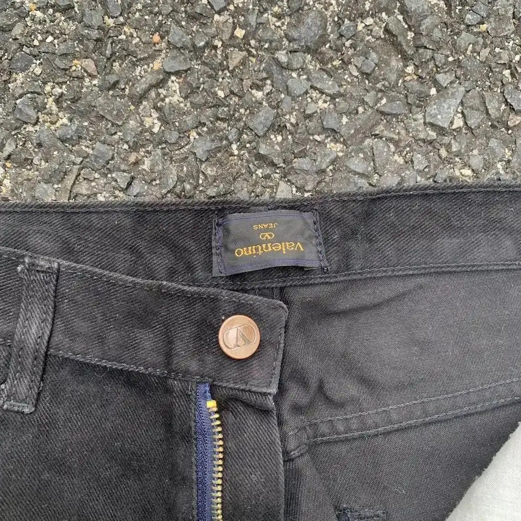 Valentino SICKS 💥 Vintage Valentino Japan Jeans Black Pants W32 L32 Size US 32 / EU 48 - 8 Thumbnail
