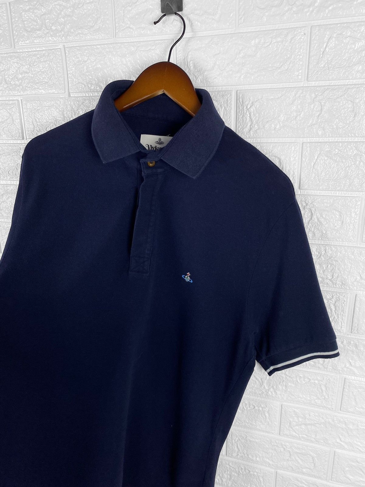 Pre-owned Vintage Vivienne Westwood Polo T Shirt In Blue