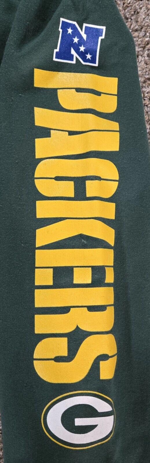 Designer 2010 NFC Green Bay Packers Super Bowl Year Wide Leg Sweats L Size US 34 / EU 50 - 4 Thumbnail