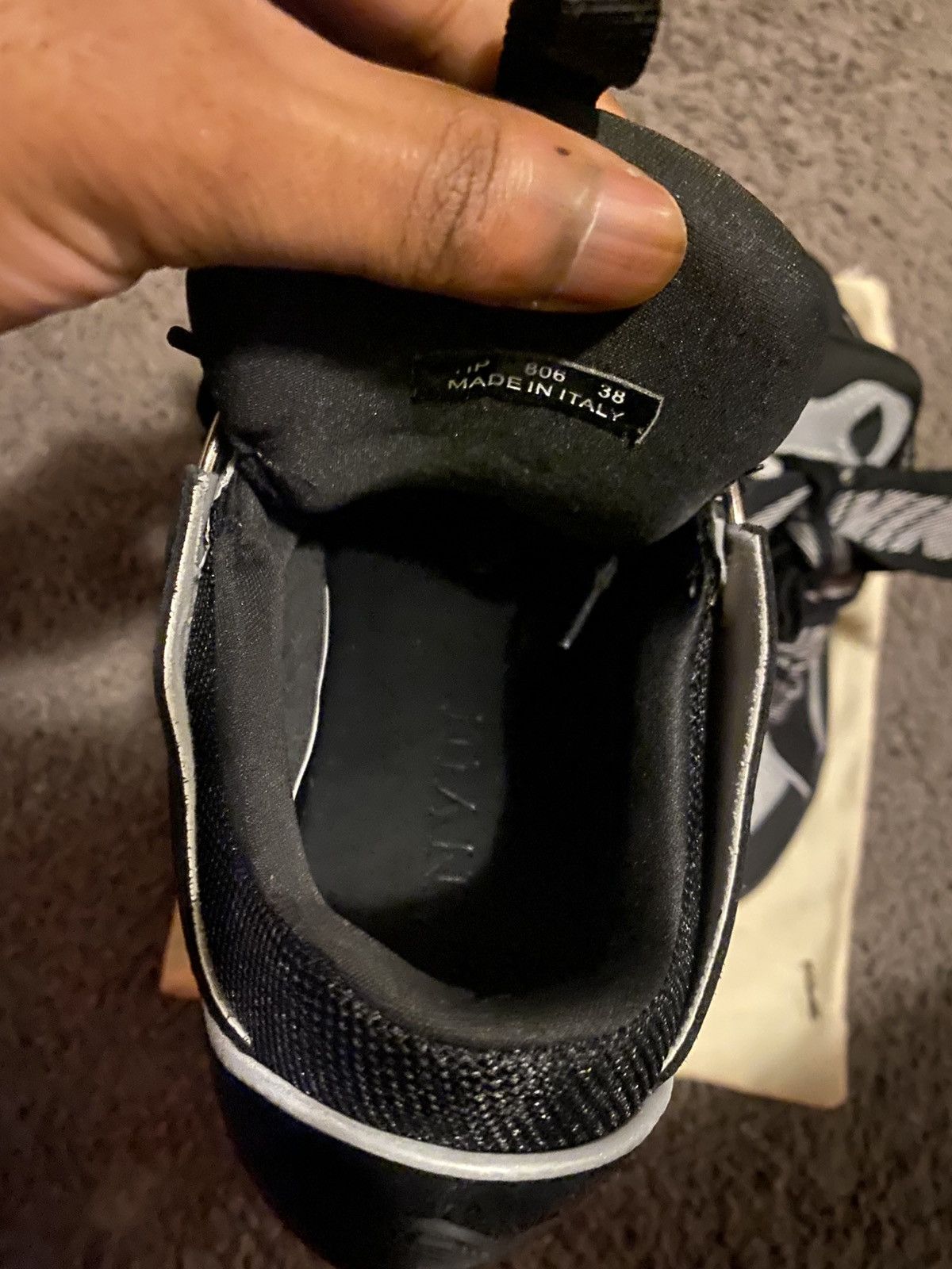 Lanvin Lanvin Curb Sneaker Black/Grey Size US 8 / IT 38 - 3 Thumbnail