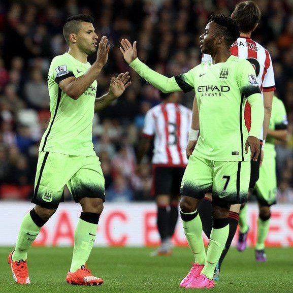 Nike 2015 2016 Manchester City Nike Sterling Soccer Jersey Third Size US S / EU 44-46 / 1 - 2 Thumbnail